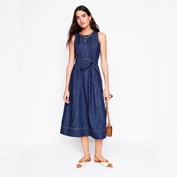 Boden | Dresses | Nwt Boden Sleeveless Denim Dress In Dark Vintage Denim | Poshmark Boden | Dresses | Nwt Boden Sleeveless Denim Dress In Dark Vintage Denim | Poshmark